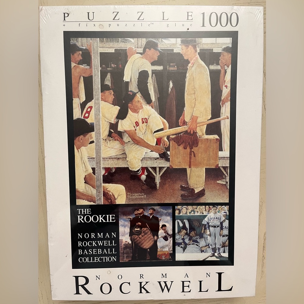 NWT NORMAN ROCKWELL “THE ROOKIE” 1000 PIECE PUZZLE